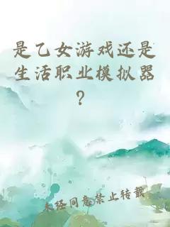 是乙女游戏还是生活职业模拟器？