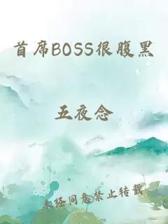 首席BOSS很腹黑