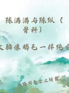 陈满满与陈纵（骨科）