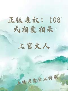 正版妻奴：108式相爱相杀